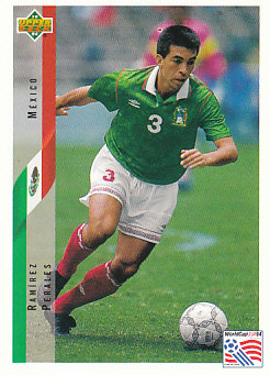 Ramirez Perales Mexico Upper Deck World Cup 1994 Eng/Ita #20